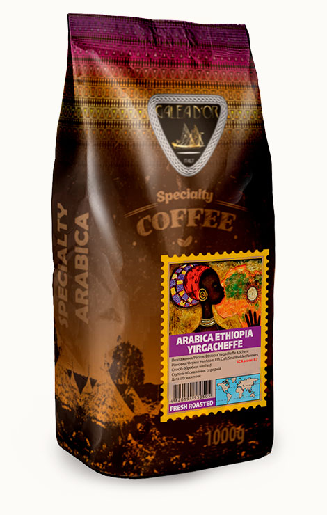 Кофе в зёрнах Arabica Ethiopia Yirgacheffe