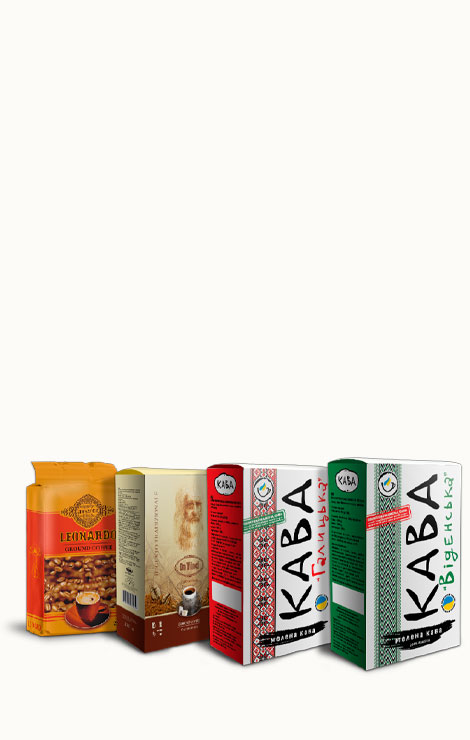 Набор меленої кави «Асорті для бадьорості» - 4 по 250г